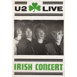 U2 and Simple Minds: Irish concert posters, 1980s