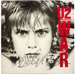 U2: 'War' vinyl album signed by Bono and The Edge