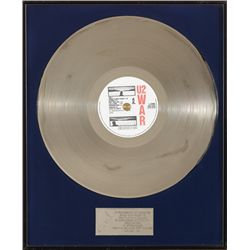 U2: 'War' New Zealand platinum presentation disc