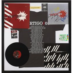 U2: Vertigo Tour memorabilia collection including band autographs