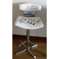 Autographed and decorated chair: Daniel O’Donnell - Artwork by Pat Goff