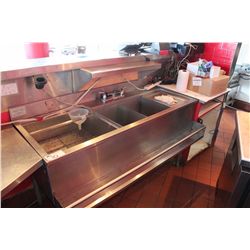 STAINLESS STEEL  5' BAR SINK