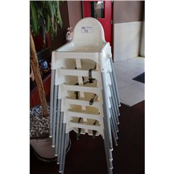 6 HIGH CHAIRS