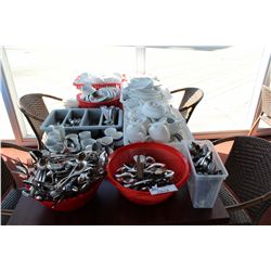 ASSORTED PLATES / SUPPLIES ETC.