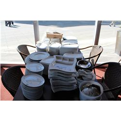 ASSORTED PLATES / SUPPLIES ETC.