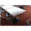 Image 2 : BURGUNDY 36" X 36" RESTAURANT TABLE