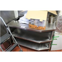 STAINLESS STEEL 4' TABLE