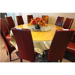 LARGE ROUND DINING TABLE