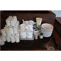 ASSORTED PLATES / CUPS ETC