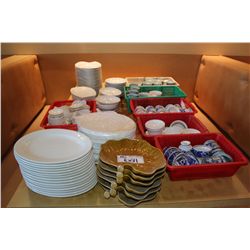 ASSORTED PLATES / CUPS ETC