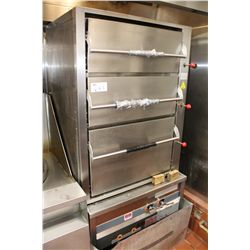 FLAME MATE STAINLESS STEEL TRIPLE OVEN