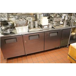 TRUE 3 DOOR 8' SELF CONTAINED REFRIGERATED PREP