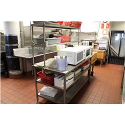 STAINLESS STEEL 6' PREP COUNTER