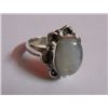 Image 1 : 5.260g White Labradorite Gemstone Ring Sterling Silver