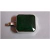 Emerald 7.680g Pendant Sterling Silver