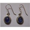 Tanzanite 4.470g Ear Rings Sterling Silver