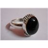 5.170g Black Onex Gemstone Ring Sterling Silver