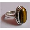 6.390g Tiger Gemstone Ring Sterling Silver
