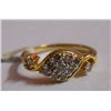 Image 1 : 2.671g Ring in 14kt 2.595g Gold,0.38 Ctw Diamond