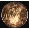 Image 1 : 2002  US 1 oz. silver Eagle BEAUTIFUL TONING  est $55-$65