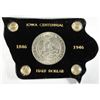 Image 2 : 1946  Iowa half $ in state holder  BU  est $90-$95