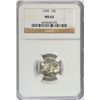 Image 1 : 1945 MERCURY DIME NGC MS65 GEM