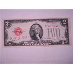 Un-circlated 1928 $2.00 Bill Note