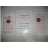 Image 1 : Confederate Re-Strike Coins Lot Of (2) / Set Reproduction Confederate Stamps