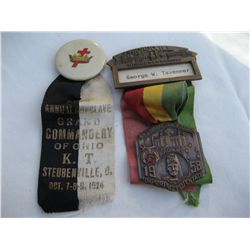 Fraternal Shiners Medal & Masonic Badge