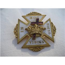 Fraternal IN HOC SIG VINOES Pin Badge Cross No. 42