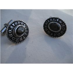Sterling Silver Special Forces Cuff Links Pair