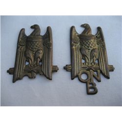 ITALIAN WWII FASCIST HAT FEZ ONB OPERA NAZIONALE BALILLA BADGE INSIGNIA EAGLE