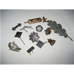 Mix Lot of Military Pins and Decals Mix Lot of Military Pins and Decals