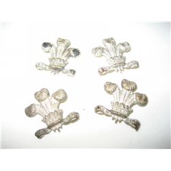 (Lot of 4) Prince Of Whales ICN DIEN pins insignia (2 are lacking clips on back)