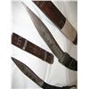 Image 5 : Exotic Hunting Knifes Inlay Silver Colored Designed Blade