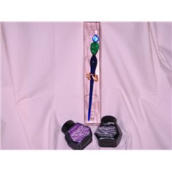 Waterman black - Purple Ink w/ Art Glass Stirrer