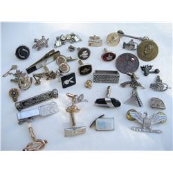 Lot of Misc. Cuff Links & Pins Lot