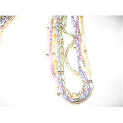 Fresh Water Dyed Pearl Necklace Lot of (3)