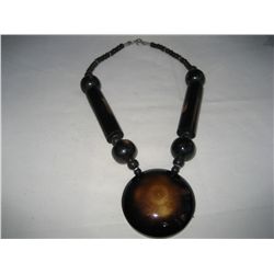 Retro Balled Beaded Necklace