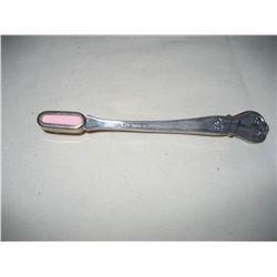 Pewter Handle Sterling Head Antique Tooth Brush