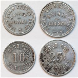 Teddy Bear Coffee Shop Tokens