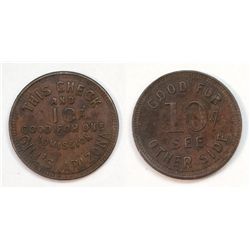 POSSIBLE 1920's TRAVELING CIRCUS TOKEN