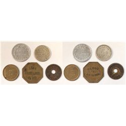 Nice Group of Quality Globe Tokens with an UNLISTED TOKEN