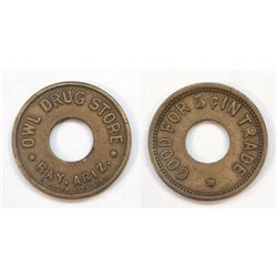 Ghost Town Drug Store Token