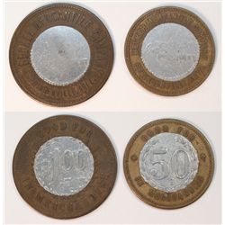 Rare and Unusual BI-METAL Arizona Tokens