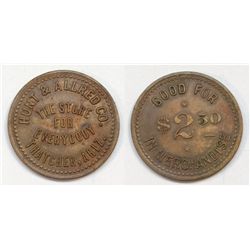 Early Morman Business Token