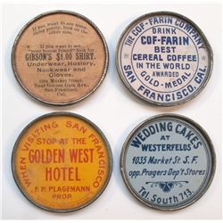 San Francisco Early Pocket Mirrors