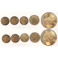 Mt. Shasta. Quintet of Tokens