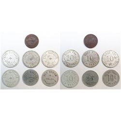 North Central tokens, 7 Pieces
