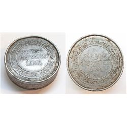 Stacked Silver Dollars Advertising Piece